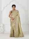 Kf 101 Chiku Pure Dola Viscouse Silk Saree Wholesale In India
